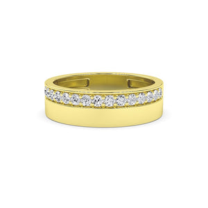 18K Lab-Grown Diamond Ring – MLR00541 - Product view