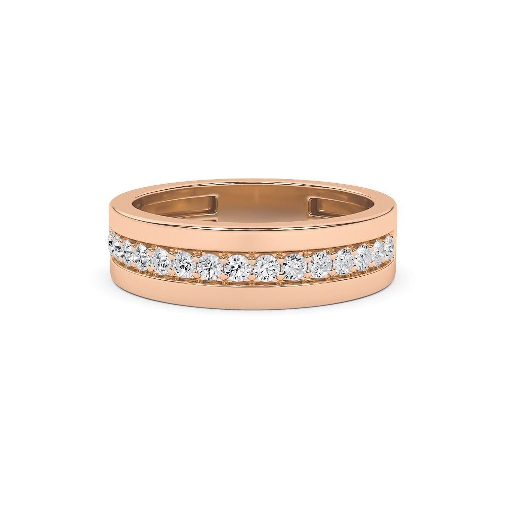 18K Lab-Grown Diamond Ring – MLR00542 - Product view