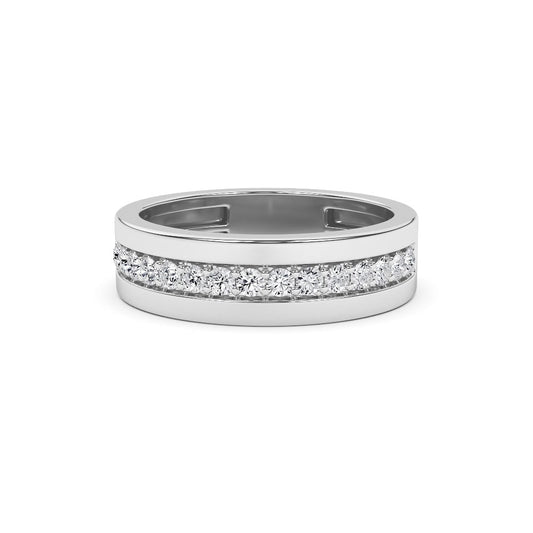 18K Lab-Grown Diamond Ring – MLR00542 - Product view