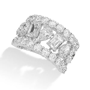 18K Lab-Grown Diamond Ring – MLR00564 - White Gold