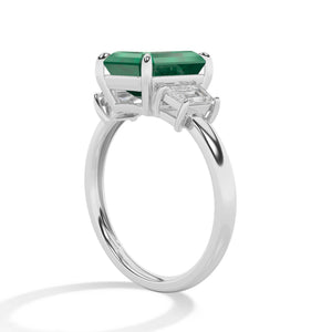 18K Lab-Grown Diamond Ring – MLR00565 - White Gold
