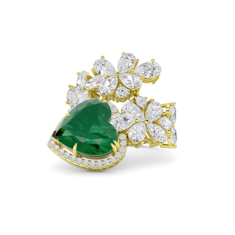 18K Lab-Grown Diamond Ring – MLR00634 - Product view
