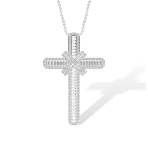 18K Lab-Grown Diamond Pendant – MPT00543 - White Gold