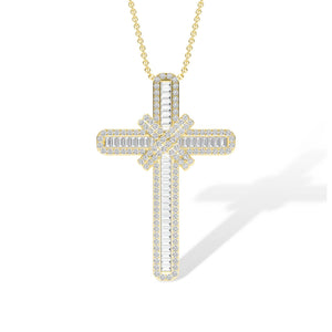 18K Lab-Grown Diamond Pendant – MPT00543 - Yellow Gold