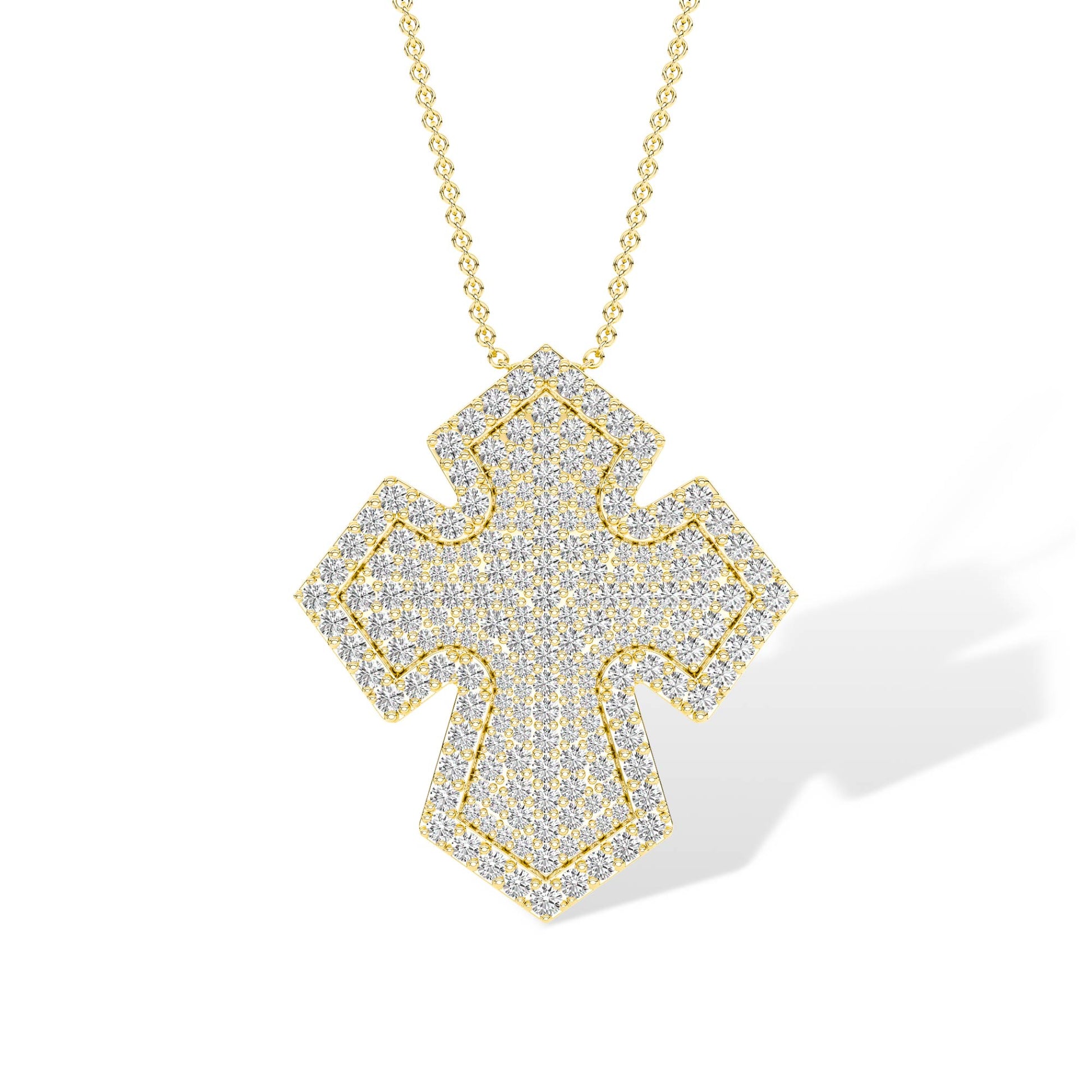18K Lab-Grown Diamond Pendant – MPT00628 - Yellow Gold