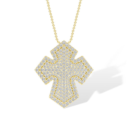 18K Lab-Grown Diamond Pendant – MPT00628 - Yellow Gold