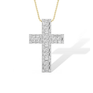 Pendentif en diamant LG en or blanc - BH Diamond Center Anvers