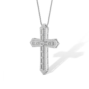 Baguette LG diamanten hanger in Geelgoud - BH Diamond Center Antwerpen