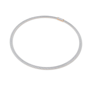 Round LG Diamond Necklace in White Gold - BH Diamond Center Antwerp