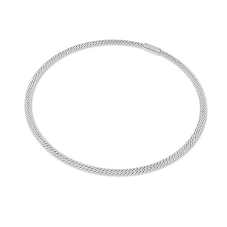 Round LG Diamond Necklace in Yellow Gold - BH Diamond Center Antwerp