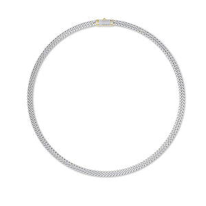 Round LG Diamond Necklace in White Gold - BH Diamond Center Antwerp