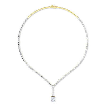LG Diamond Necklace in Rose Gold - BH Diamond Center Antwerp