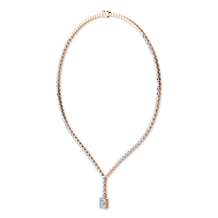 LG Diamond Necklace in Rose Gold - BH Diamond Center Antwerp