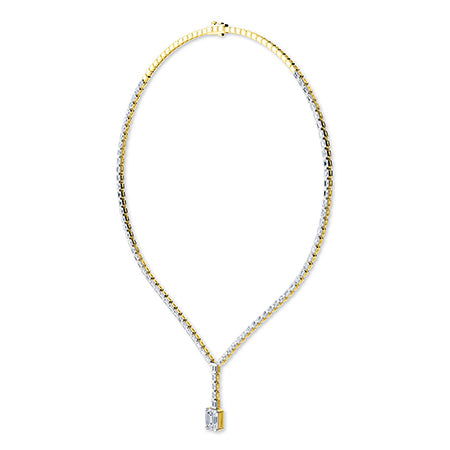 LG Diamond Necklace in White Gold - BH Diamond Center Antwerp