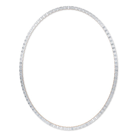 LG Diamond Necklace in Yellow Gold - BH Diamond Center Antwerp