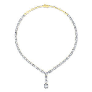 LG Diamond Necklace in Rose Gold - BH Diamond Center Antwerp