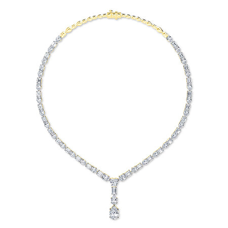 LG Diamond Necklace in Rose Gold - BH Diamond Center Antwerp