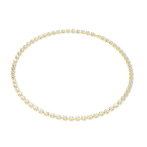 Round LG Diamond Necklace – NK62111-7 - Yellow Gold