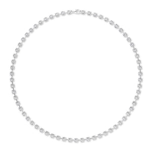Round LG Diamond Necklace – NK62111-7 - White Gold