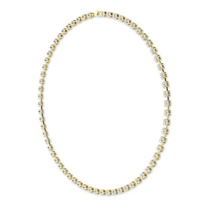 Round LG Diamond Necklace – NK62111-7 - Yellow Gold