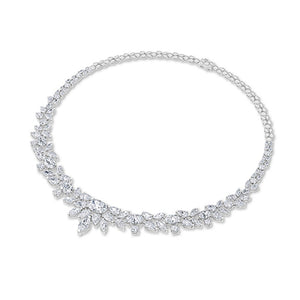 Pear LG Diamond Necklace in Yellow Gold - BH Diamond Center Antwerp