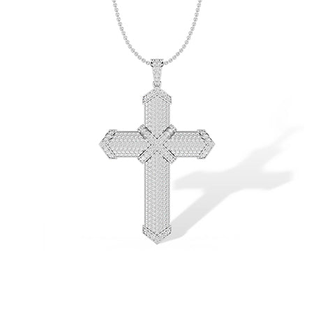 Round LG Diamond Pendant in Yellow Gold - BH Diamond Center Antwerp