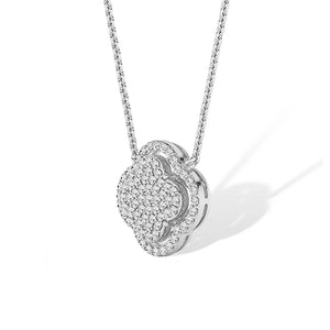 Pendentif en diamant LG rond en or jaune - BH Diamond Center Anvers