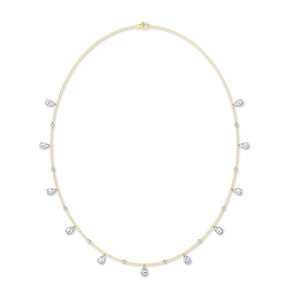 Peer LG diamanten ketting in Roségoud - BH Diamond Center Antwerpen