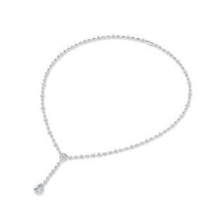 Collier en diamant LG marquise en or rose - BH Diamond Center Anvers