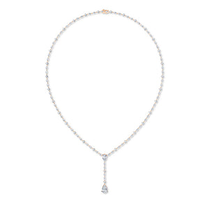 Collier en diamant LG marquise en or rose - BH Diamond Center Anvers