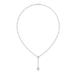 Collier en diamant LG marquise en or rose - BH Diamond Center Anvers