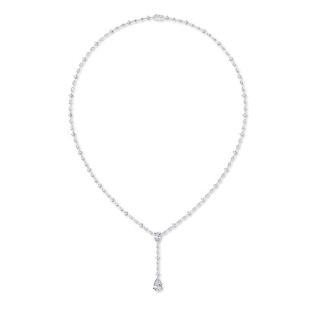 Collier en diamant LG marquise en or rose - BH Diamond Center Anvers