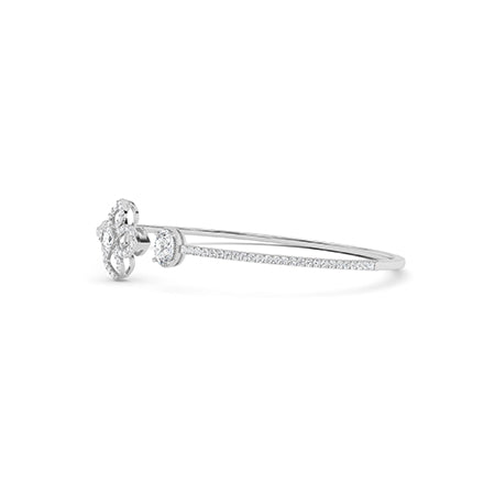Oval LG Diamond Bracelet in Yellow Gold - BH Diamond Center Antwerp