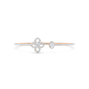 Oval LG Diamond Bracelet in White Gold - BH Diamond Center Antwerp