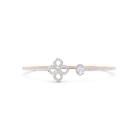 Oval LG Diamond Bracelet in White Gold - BH Diamond Center Antwerp