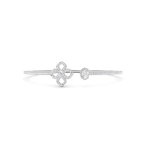 Oval LG Diamond Bracelet in White Gold - BH Diamond Center Antwerp