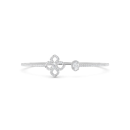 Oval LG Diamond Bracelet in White Gold - BH Diamond Center Antwerp