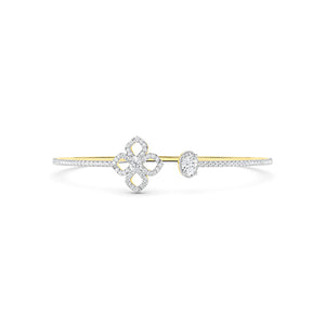 Oval LG Diamond Bracelet in White Gold - BH Diamond Center Antwerp