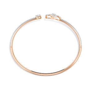 Oval LG Diamond Bracelet in White Gold - BH Diamond Center Antwerp