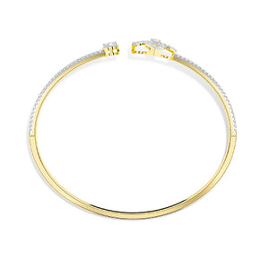 Oval LG Diamond Bracelet in White Gold - BH Diamond Center Antwerp