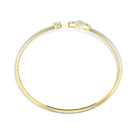 Oval LG Diamond Bracelet in White Gold - BH Diamond Center Antwerp
