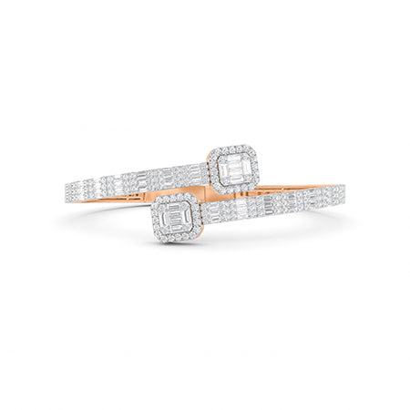 LG Diamond Bracelet in Rose Gold - BH Diamond Center Antwerp