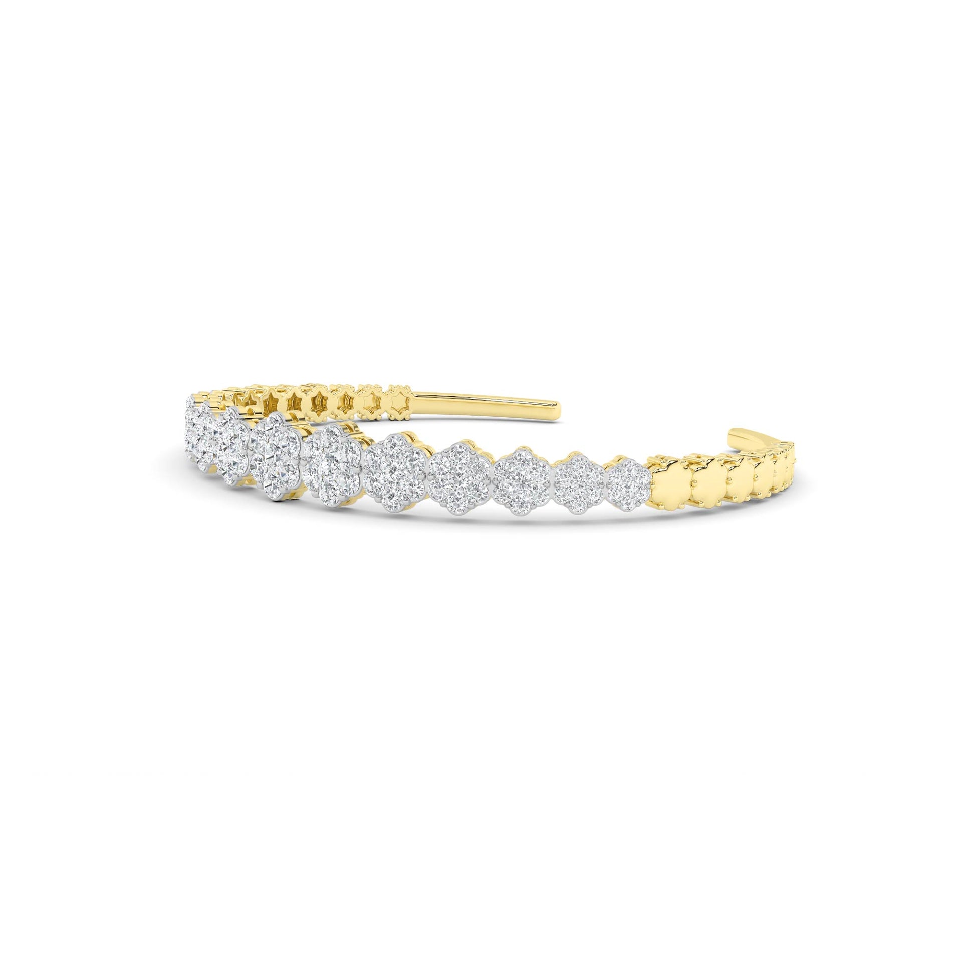 LG Diamond Bracelet in Yellow Gold - BH Diamond Center Antwerp