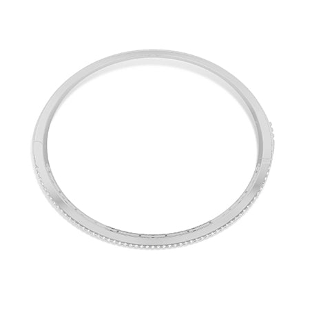 Baguette Lab-Grown Diamond Bracelet 18K Gold - White Gold Top