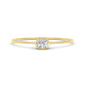 18K Lab-Grown Diamond Bangle – OB68485 - Yellow Gold