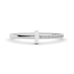 18K Lab-Grown Diamond Bangle – OB68758 - White Gold