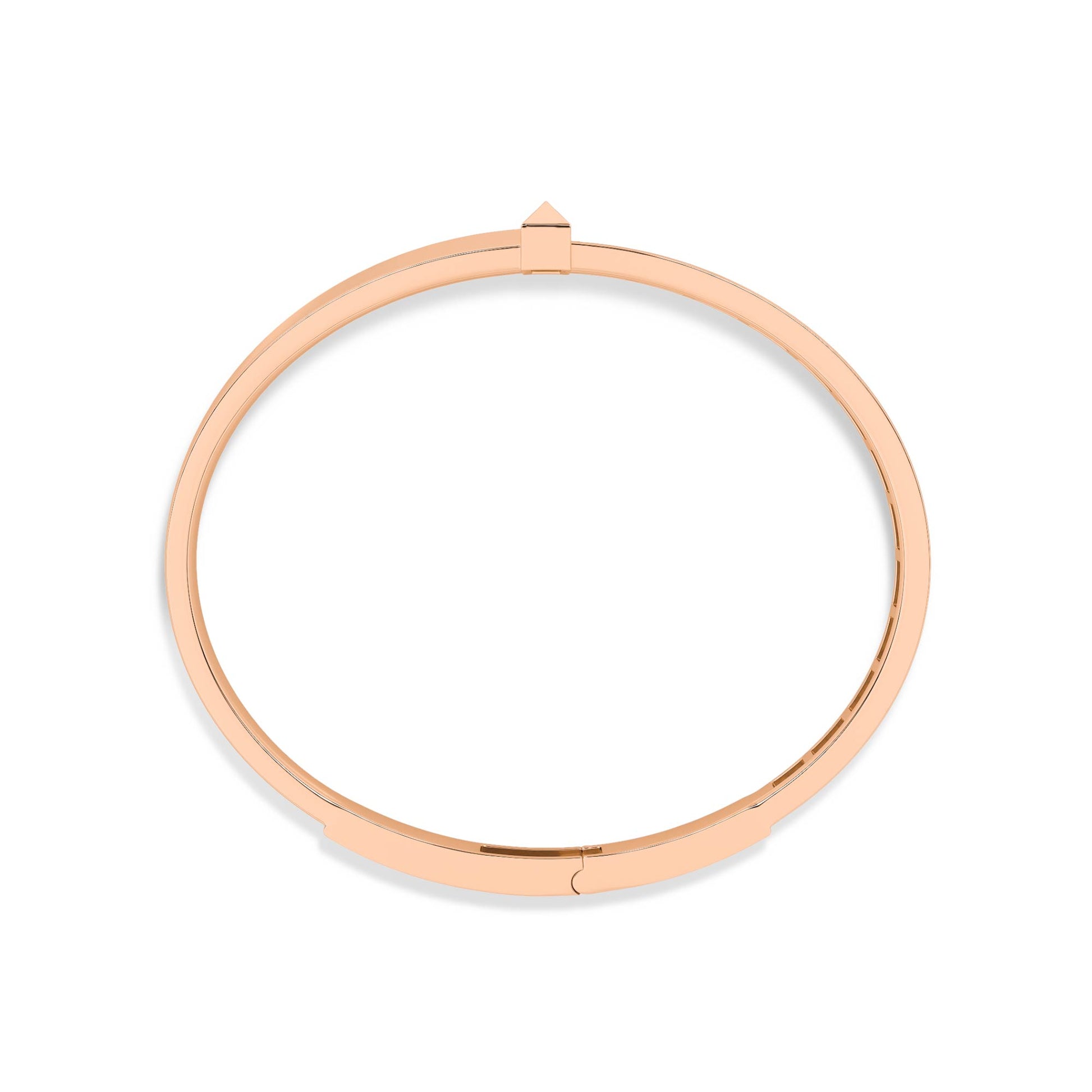 18K Lab-Grown Diamond Bangle – OB68758 - Rose Gold
