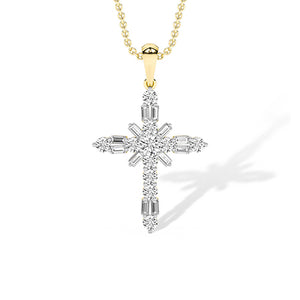 Rond LG diamanten hanger in Roségoud - BH Diamond Center Antwerpen