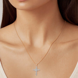 Rond LG diamanten hanger in Geelgoud - BH Diamond Center Antwerpen