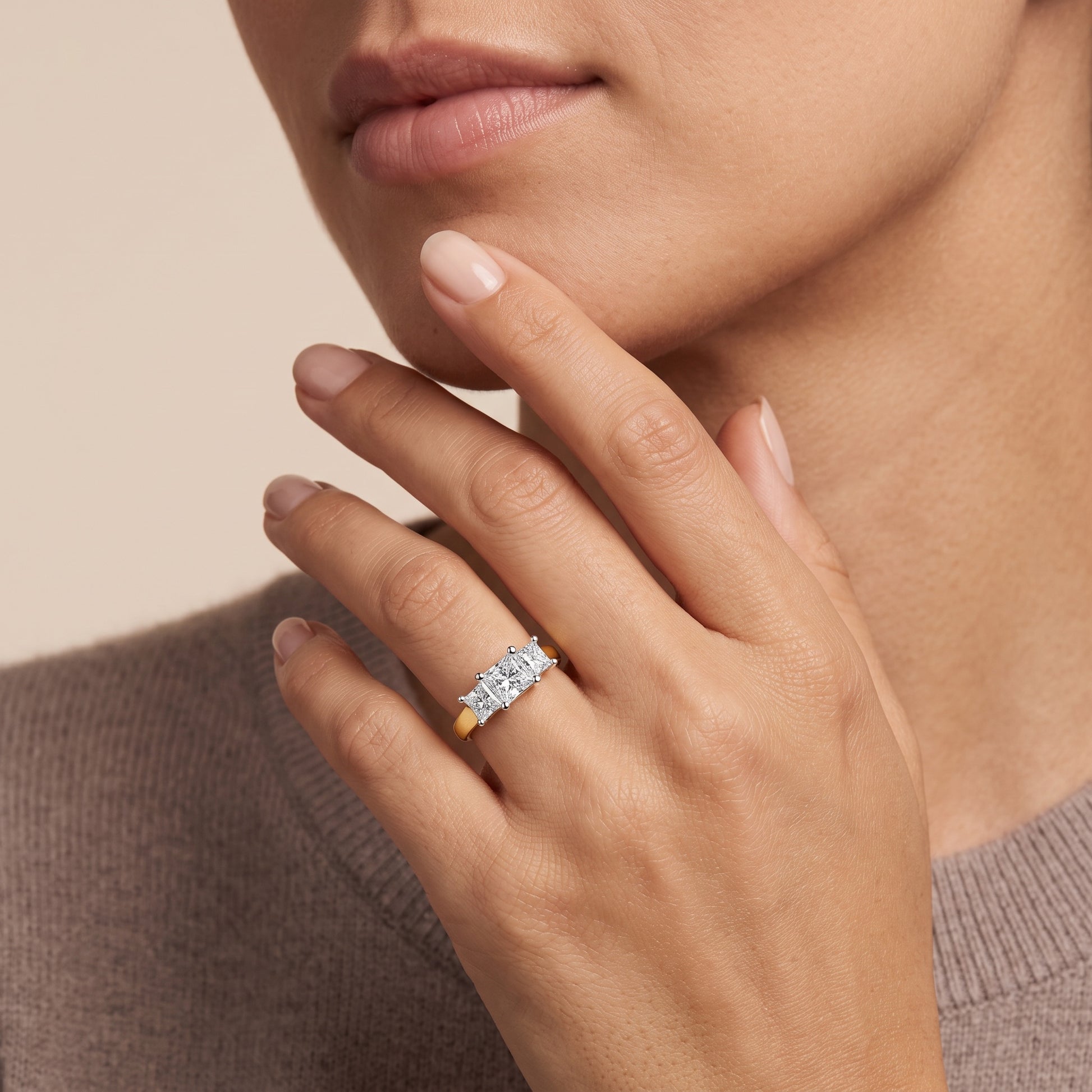 Prinses LG Diamanten Ring